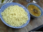 後輩のつけ麺大盛り 無理やり食べてた。。。